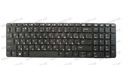 Клавиатура для ноутбука HP Probook 450, 455, 470 (без фрейма) фото №1
